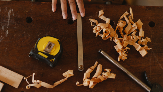 workbench made from wood