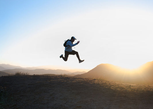 black man running for peak performance