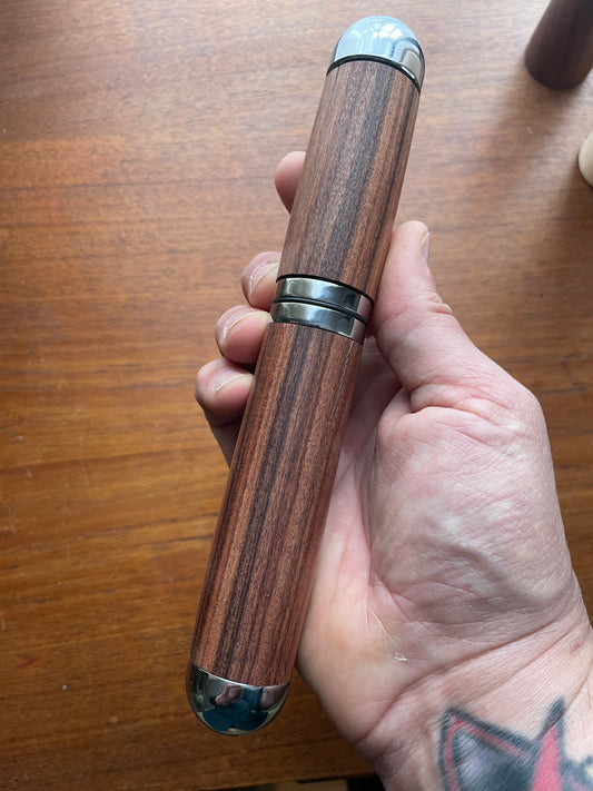 Rosewood Cigar Case With Punch