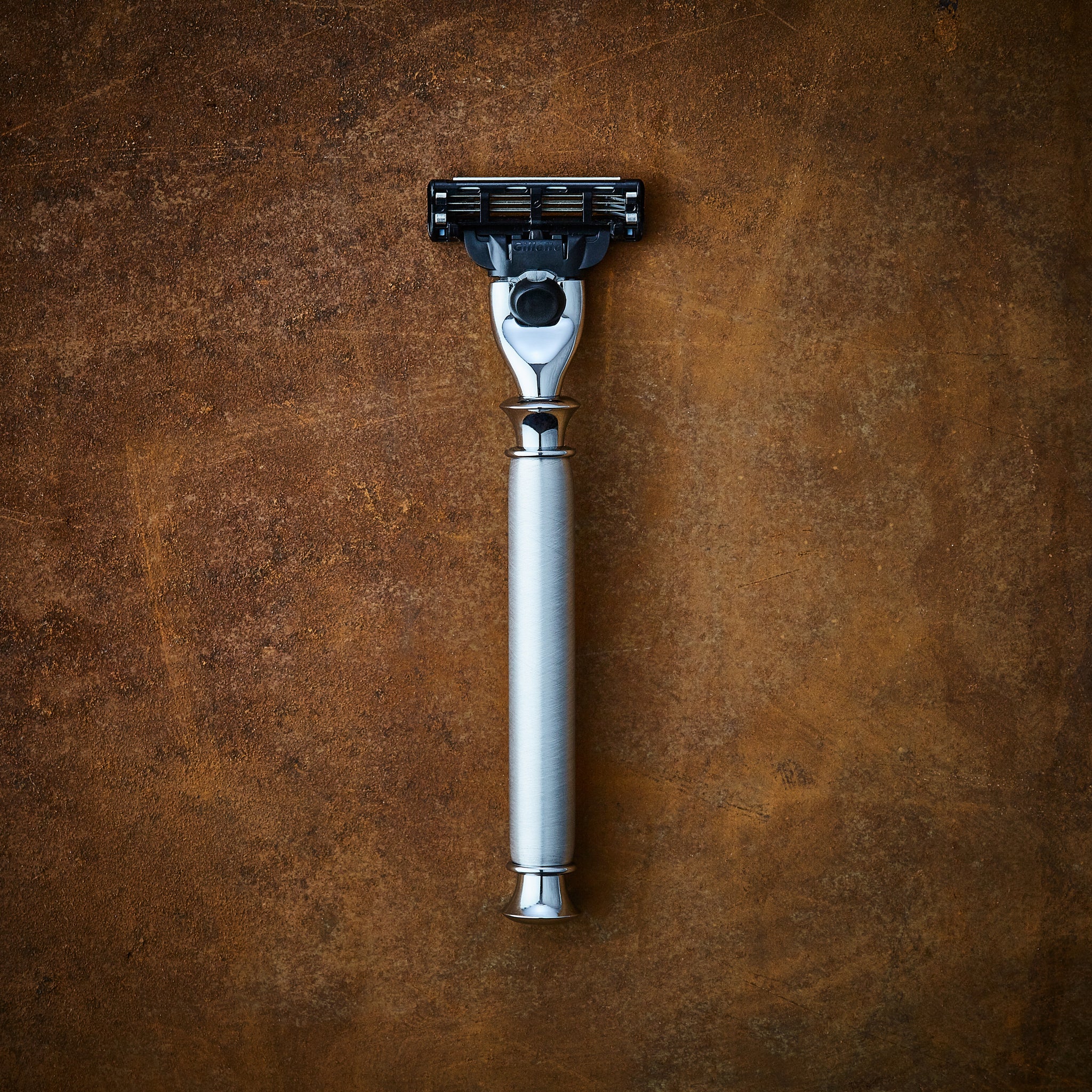 The Oslo Brushed Aluminum Razor – Imperium Razors
