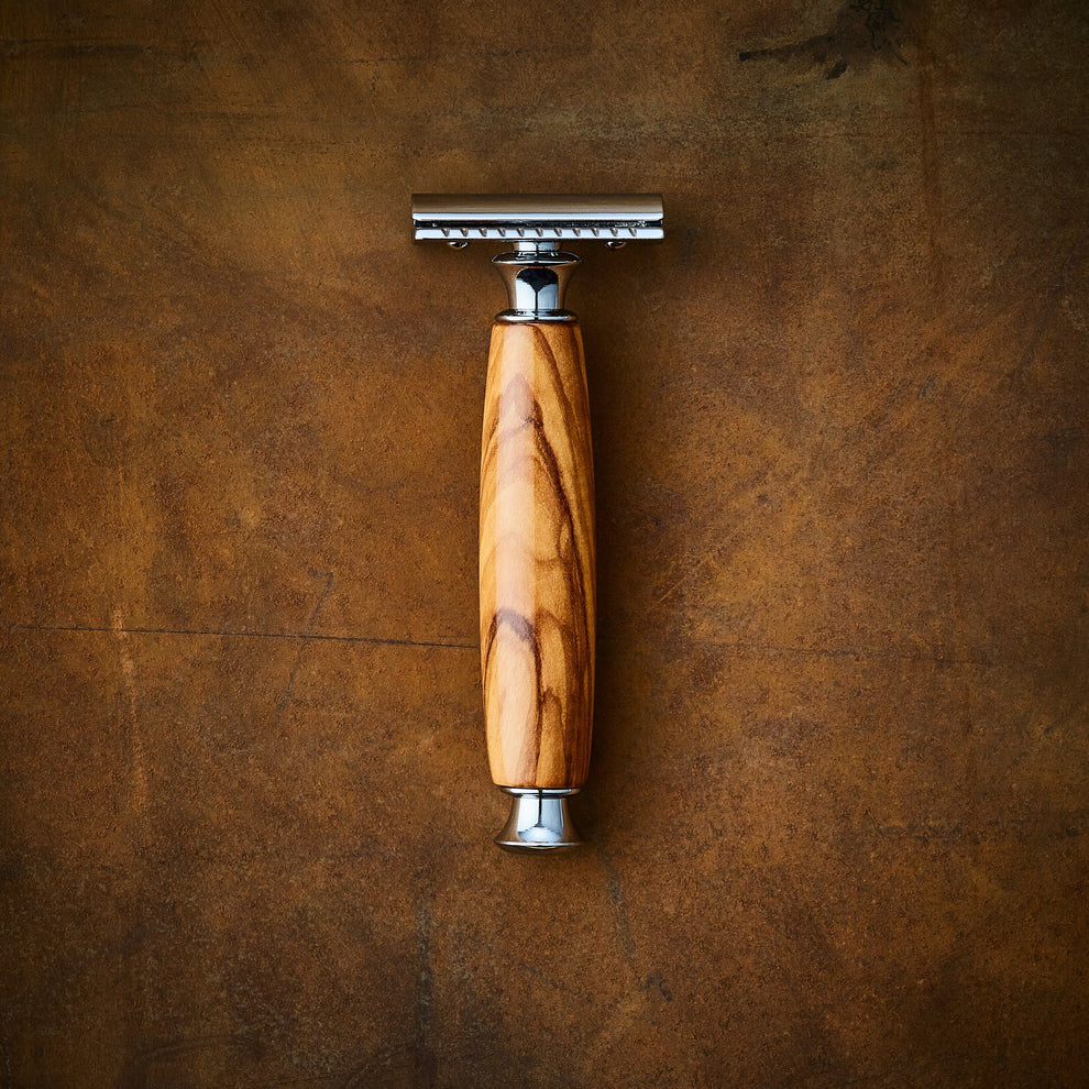 The Atlas Razor (Olivewood) | Imperium Shaving – Imperium Razors