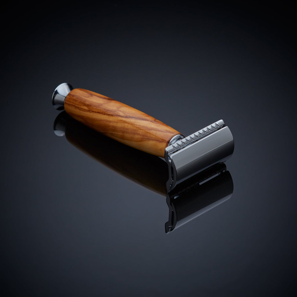 The Atlas Razor (Olivewood) - Imperium Razors