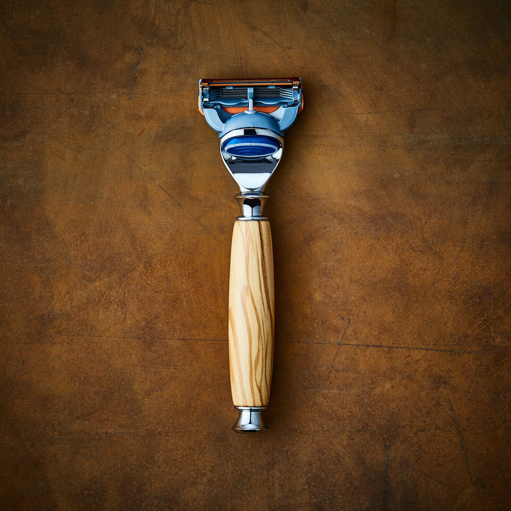 The Atlas Razor (Olivewood) - Imperium Razors