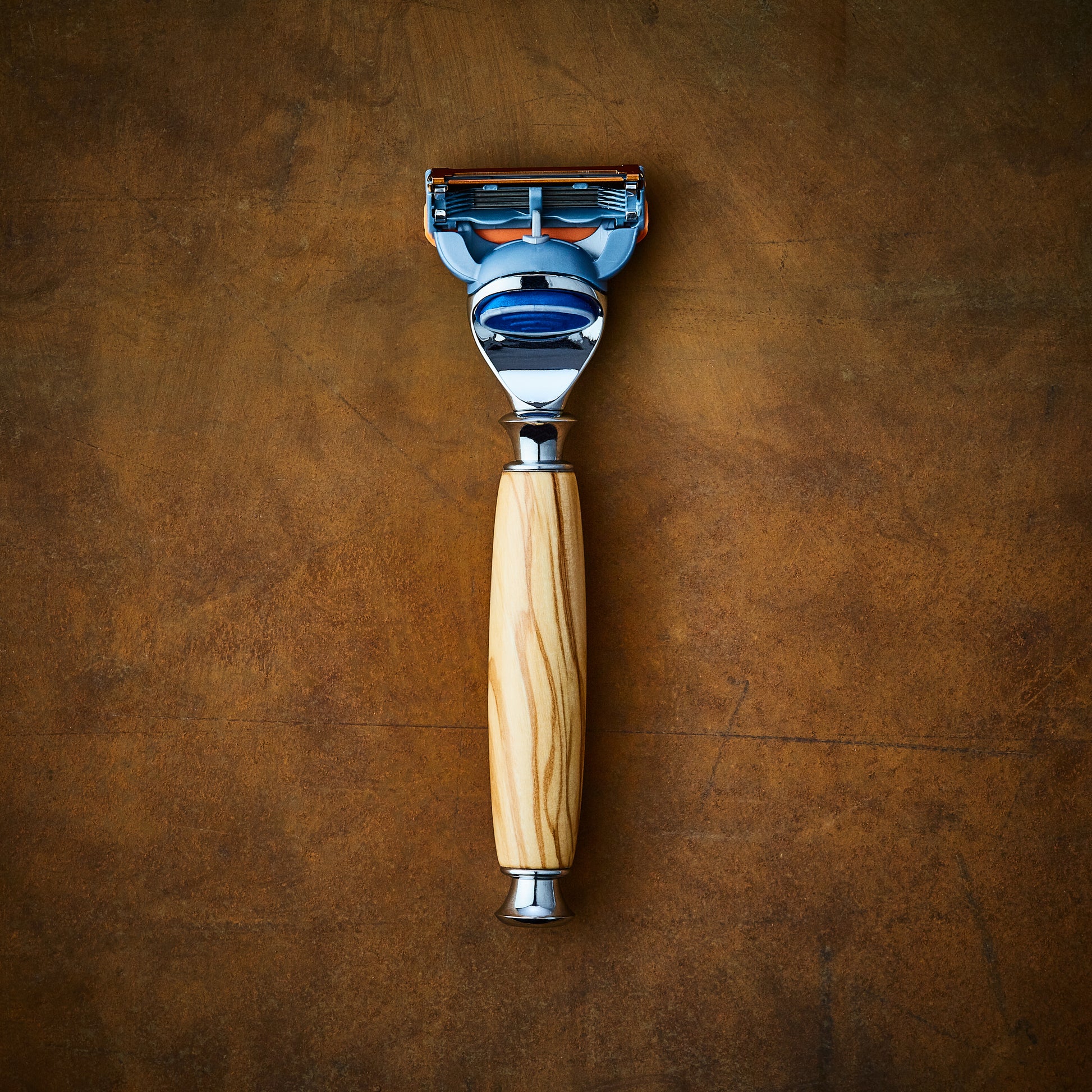 The Atlas Razor (Olivewood) - Imperium Razors