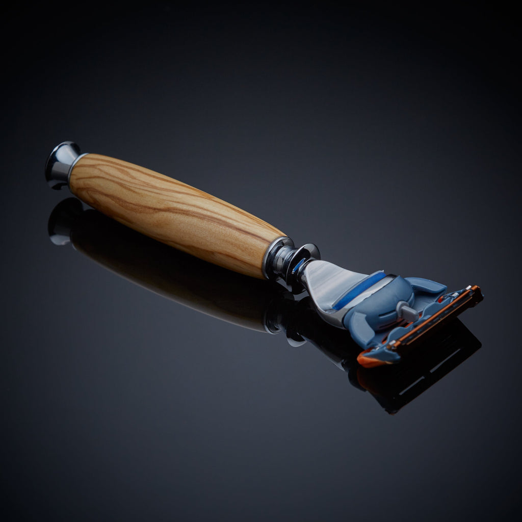 The Atlas Razor (Olivewood) - Imperium Razors