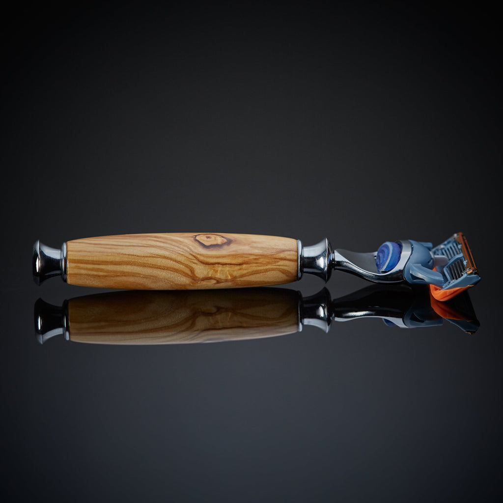 The Atlas Razor (Olivewood) - Imperium Razors