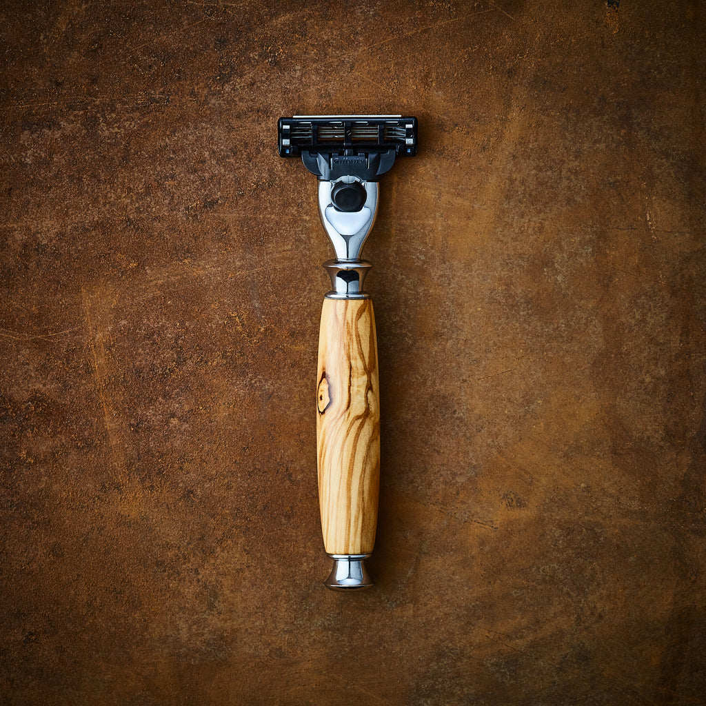 The Atlas Razor (Olivewood) - Imperium Razors