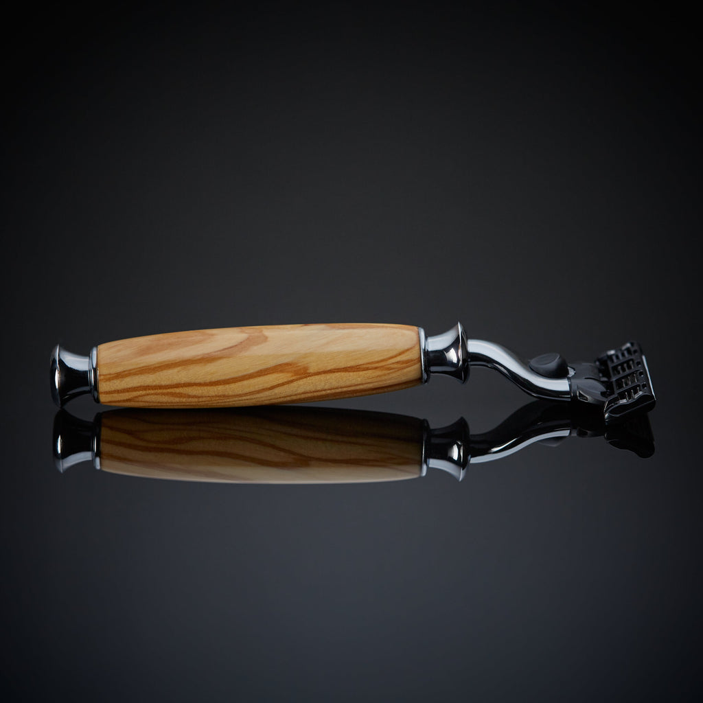 The Atlas Razor (Olivewood) - Imperium Razors