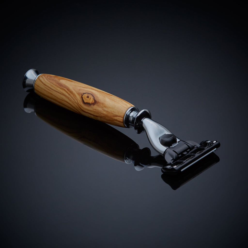 The Atlas Razor (Olivewood) - Imperium Razors