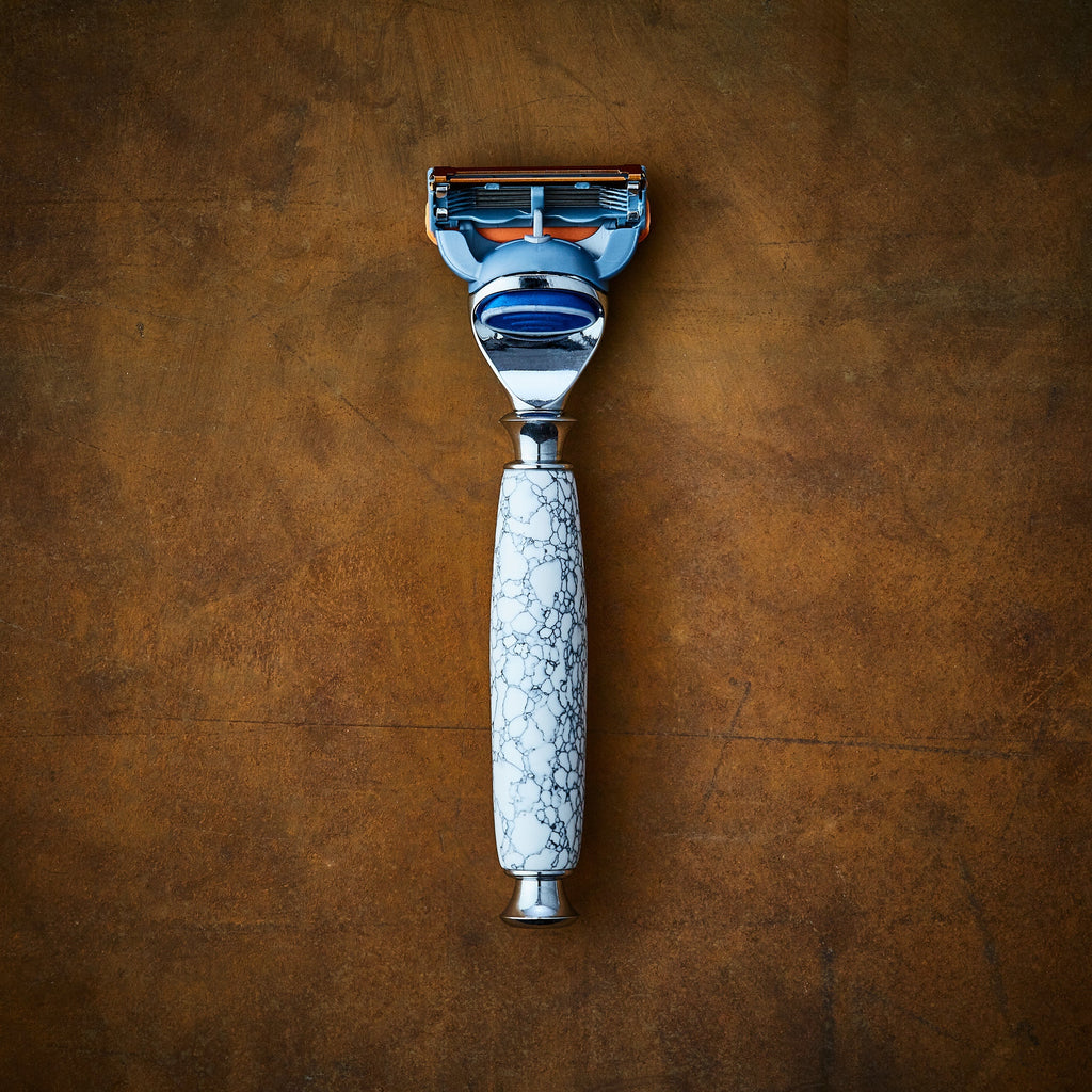marble razor for gillette Imperium shaving wetshaving