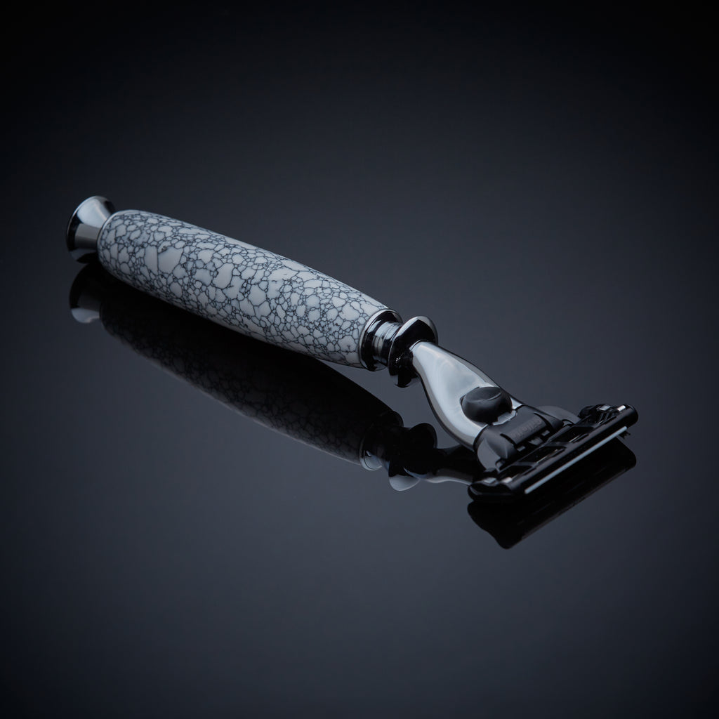 The White Marble Razor – Imperium Razors