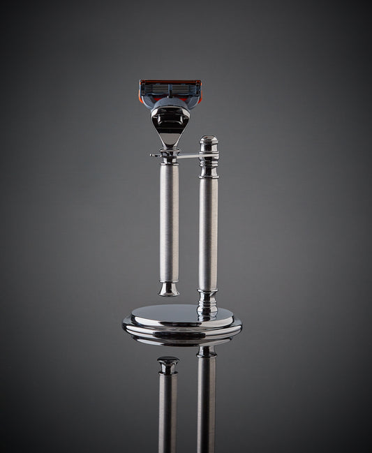 The Oslo Aluminum Shave Set