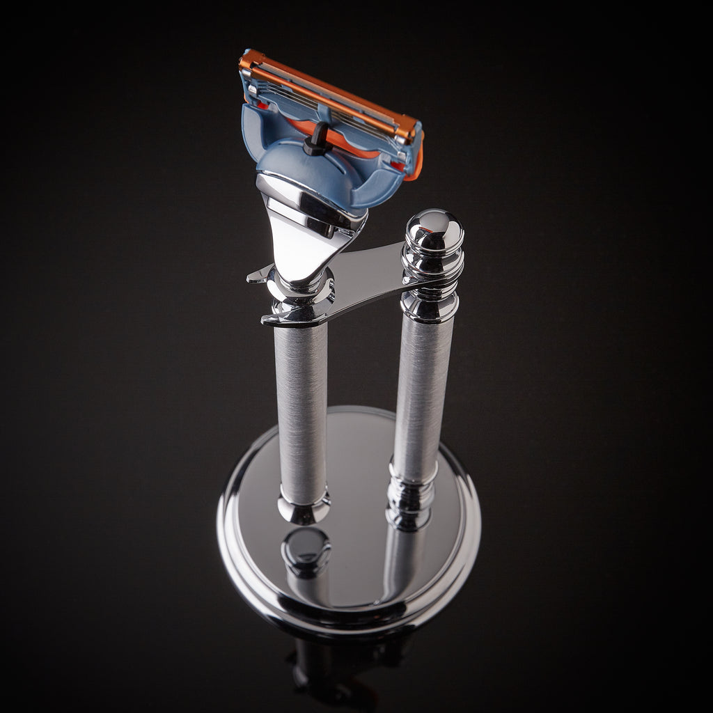 The Oslo Aluminum Shave Set