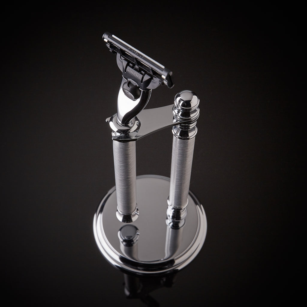 The Oslo Aluminum Shave Set