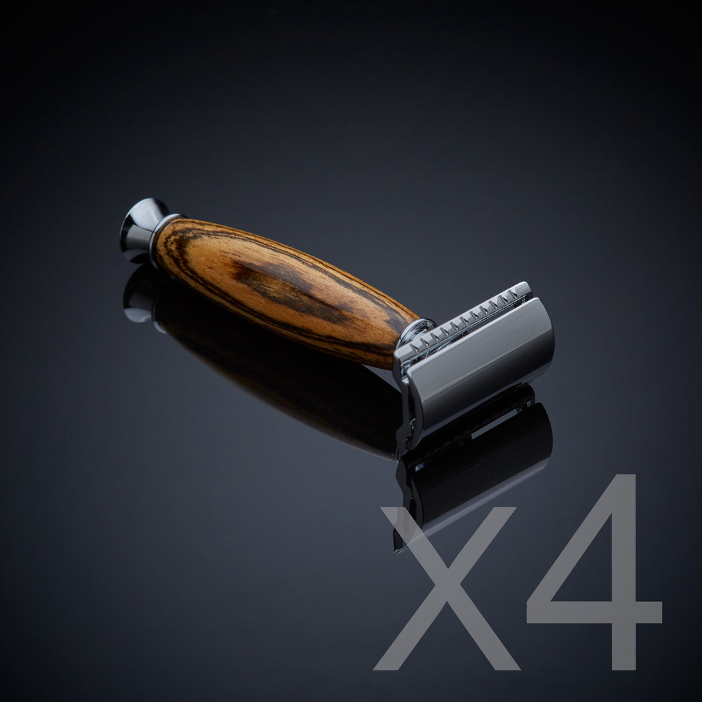 Groomsmen Gift Set Tigerwood - Imperium Razors